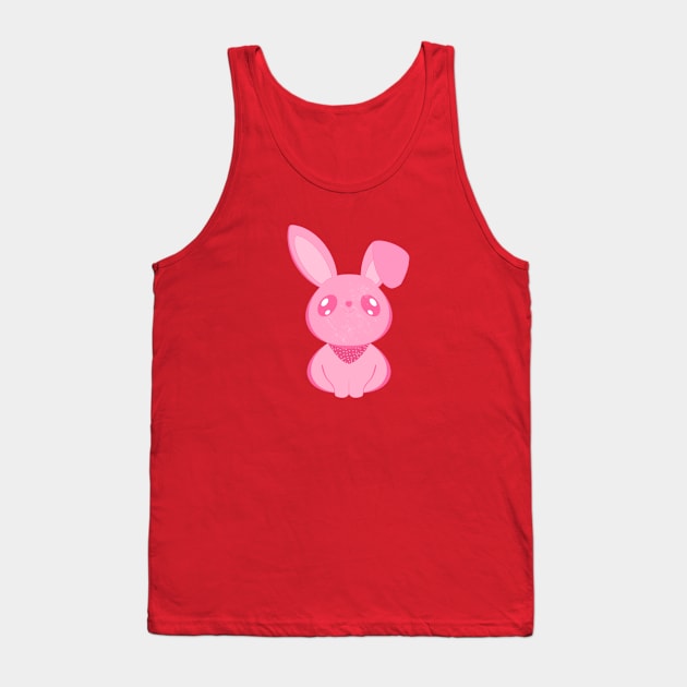 Pink Rabbit Tank Top by EV Visuals